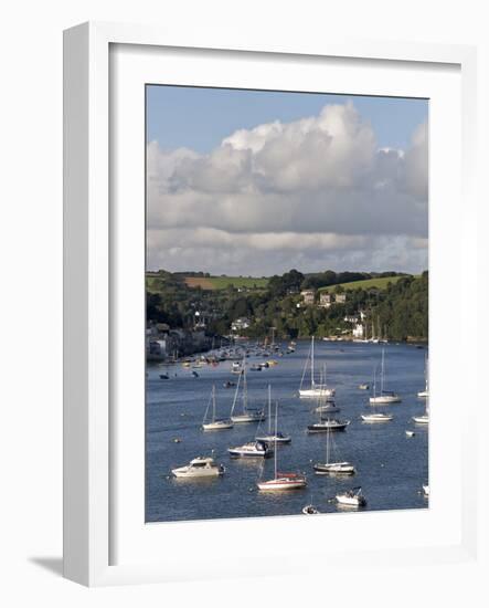 Fowey Harbour and Estuary, Cornwall, England, Uk-null-Framed Photographic Print