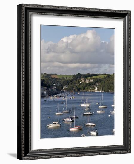 Fowey Harbour and Estuary, Cornwall, England, Uk-null-Framed Photographic Print