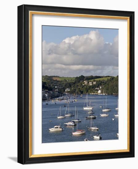 Fowey Harbour and Estuary, Cornwall, England, Uk-null-Framed Photographic Print