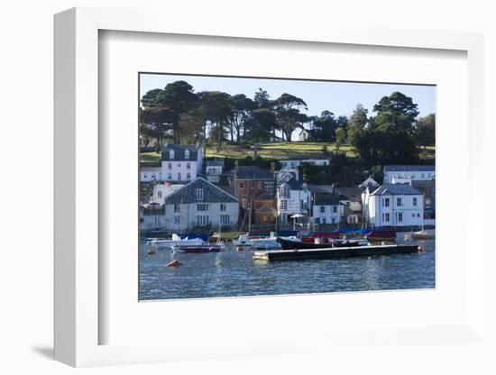 Fowey Harbour and Town, Cornwall, England, United Kingdom, Europe-Peter Groenendijk-Framed Photographic Print