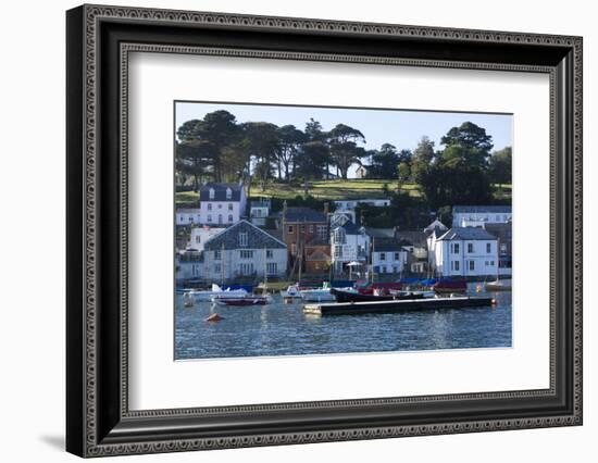 Fowey Harbour and Town, Cornwall, England, United Kingdom, Europe-Peter Groenendijk-Framed Photographic Print
