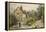 Fowl House Farm, Witley, with Children, a Shepherd and a Flock of Sheep Nearby-Myles Birket Foster-Framed Premier Image Canvas