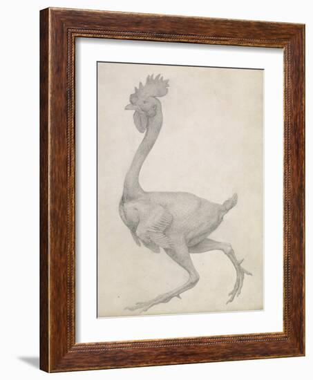 Fowl: Lateral View with Most Feathers Removed-George Stubbs-Framed Giclee Print