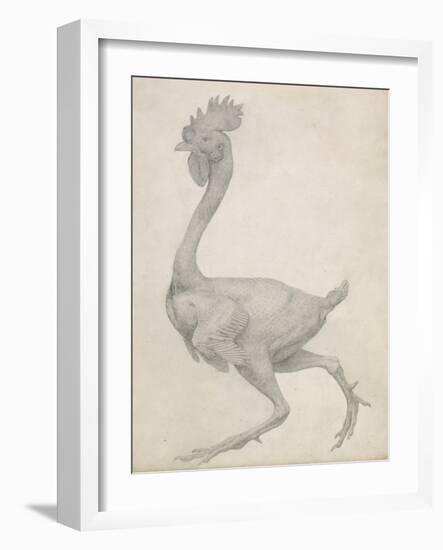 Fowl: Lateral View with Most Feathers Removed-George Stubbs-Framed Giclee Print