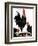 "Fowl Reflections,"October 27, 1923-Paul Bransom-Framed Giclee Print