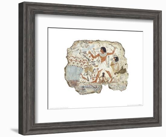 Fowling in the Marshes--Framed Art Print