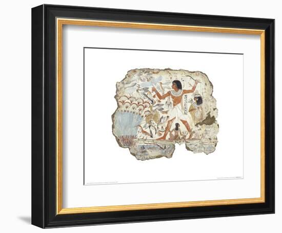Fowling in the Marshes--Framed Art Print