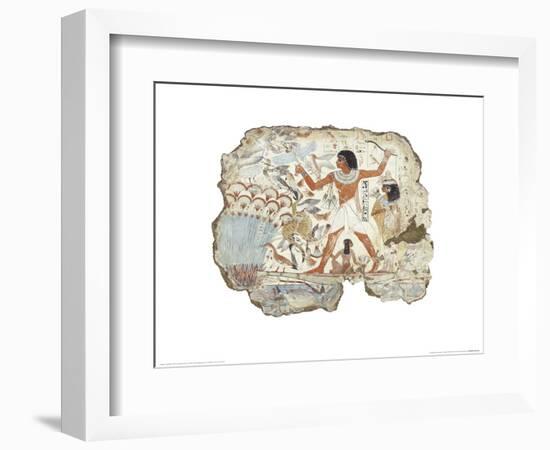 Fowling in the Marshes-null-Framed Premium Giclee Print