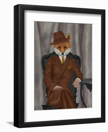 Fox 1930s Gentleman-Fab Funky-Framed Art Print