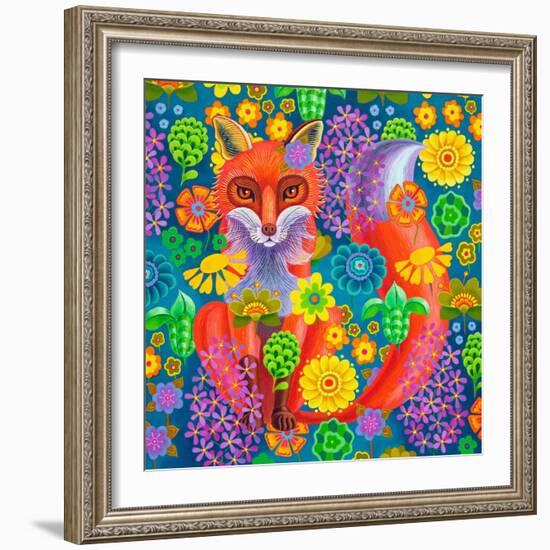 Fox, 2022, (Oil on Canvas)-Jane Tattersfield-Framed Giclee Print