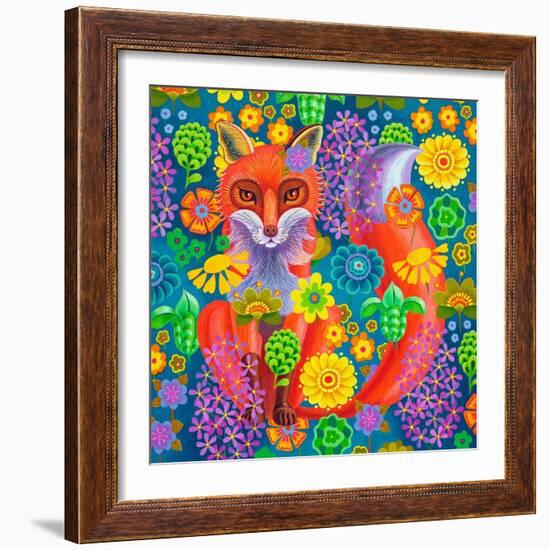 Fox, 2022, (Oil on Canvas)-Jane Tattersfield-Framed Giclee Print