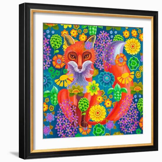 Fox, 2022, (Oil on Canvas)-Jane Tattersfield-Framed Giclee Print