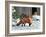 Fox and Barn-Russell Cobane-Framed Giclee Print