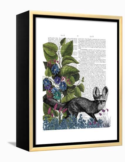 Fox and Beanstalk-Fab Funky-Framed Stretched Canvas