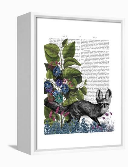 Fox and Beanstalk-Fab Funky-Framed Stretched Canvas