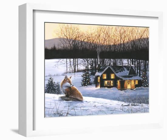 Fox and Cabin-Russell Cobane-Framed Giclee Print