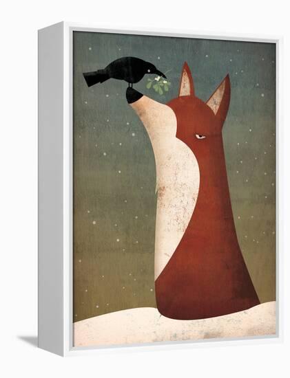 Fox and Mistletoe-Ryan Fowler-Framed Stretched Canvas