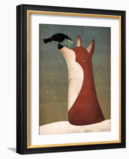 Fox and Mistletoe-Ryan Fowler-Framed Art Print