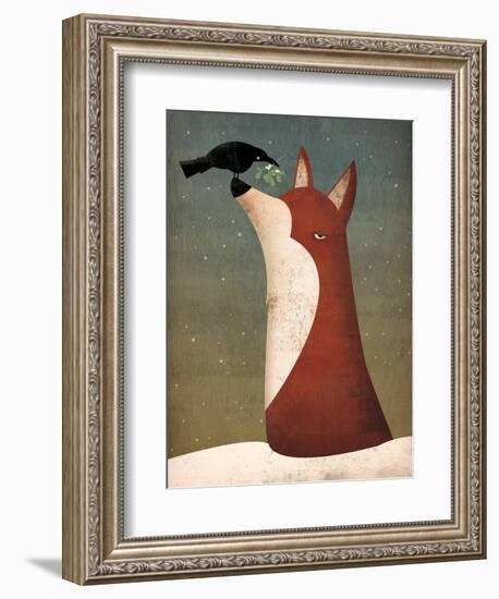 Fox and Mistletoe-Ryan Fowler-Framed Art Print