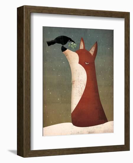 Fox and Mistletoe-Ryan Fowler-Framed Art Print