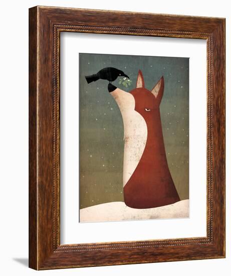 Fox and Mistletoe-Ryan Fowler-Framed Art Print