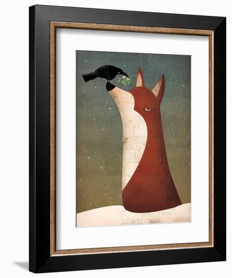 Fox and Mistletoe-Ryan Fowler-Framed Art Print