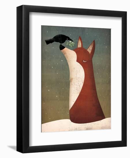 Fox and Mistletoe-Ryan Fowler-Framed Art Print