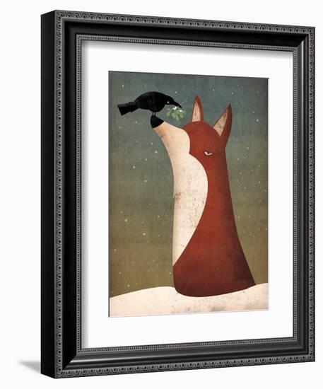 Fox and Mistletoe-Ryan Fowler-Framed Art Print