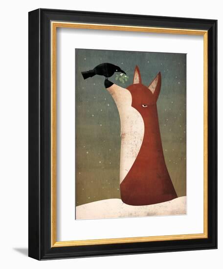 Fox and Mistletoe-Ryan Fowler-Framed Art Print