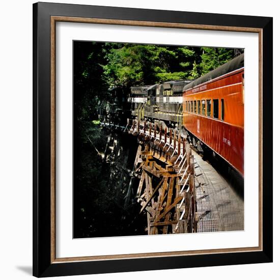 Fox Creek Trestle-Jody Miller-Framed Photographic Print