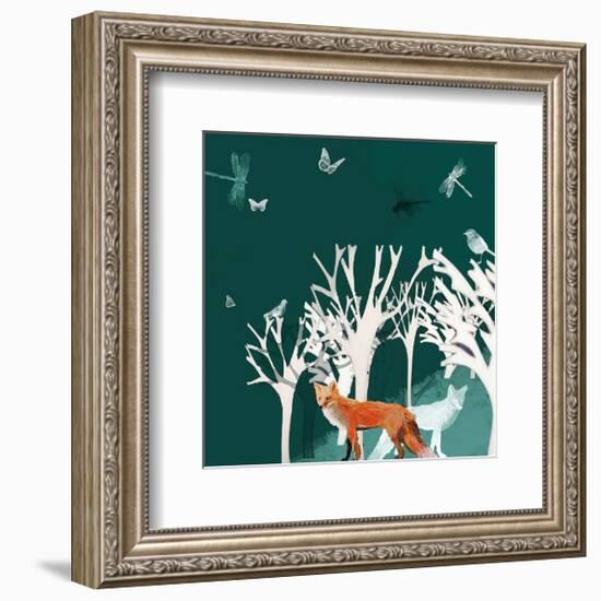 Fox Day-Claire Westwood-Framed Art Print