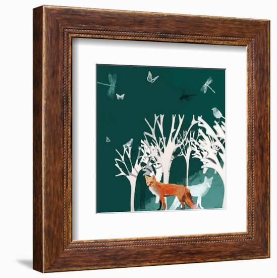 Fox Day-Claire Westwood-Framed Art Print