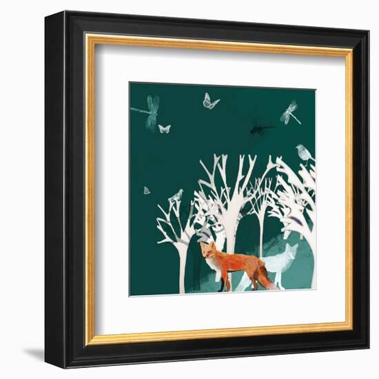 Fox Day-Claire Westwood-Framed Art Print