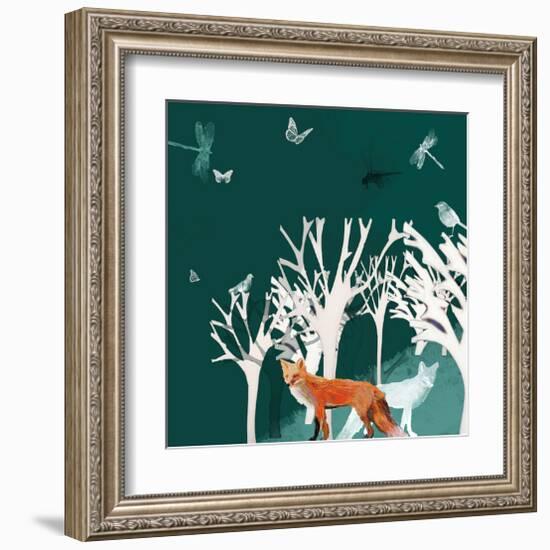 Fox Day-Claire Westwood-Framed Art Print