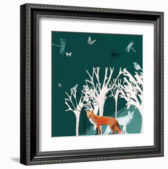 Fox Day-Claire Westwood-Framed Art Print