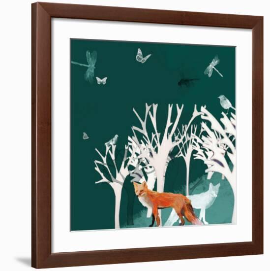 Fox Day-Claire Westwood-Framed Art Print