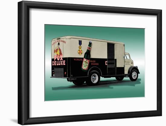 Fox Deluxe Beer Truck-null-Framed Art Print