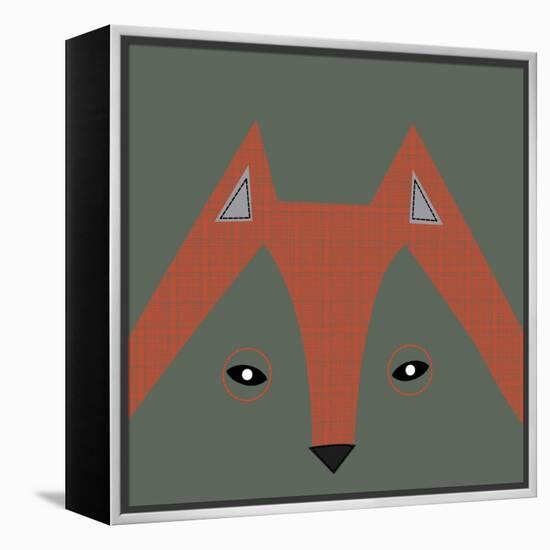 Fox Face-null-Framed Premier Image Canvas