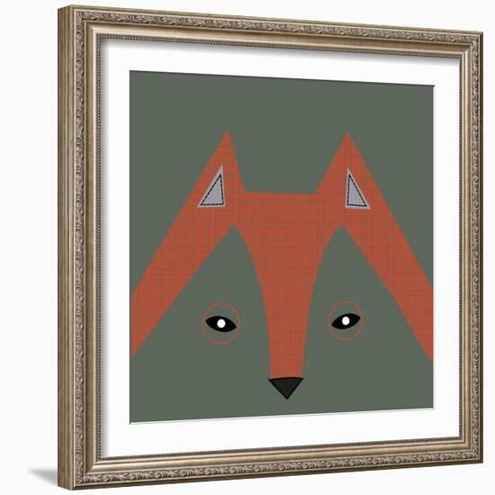 Fox Face-null-Framed Premium Giclee Print