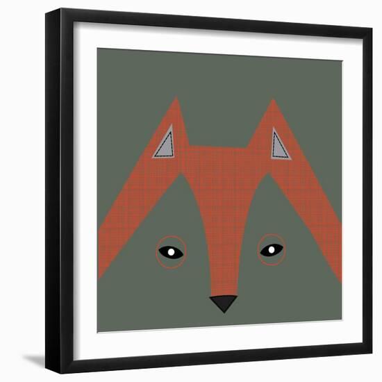 Fox Face-null-Framed Premium Giclee Print