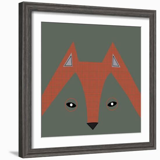 Fox Face-null-Framed Giclee Print