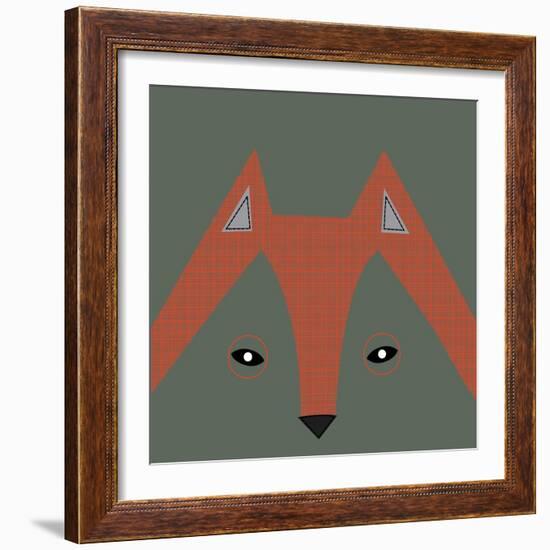 Fox Face-null-Framed Giclee Print