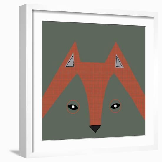 Fox Face-null-Framed Giclee Print