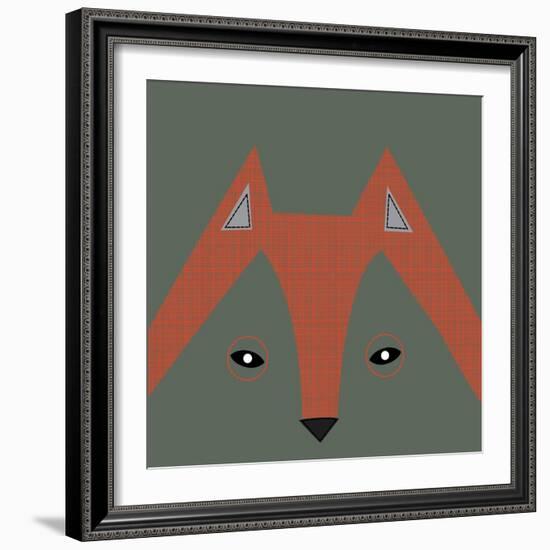 Fox Face-null-Framed Giclee Print