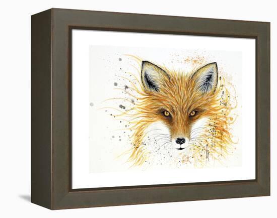 Fox Fire-Michelle Faber-Framed Premier Image Canvas