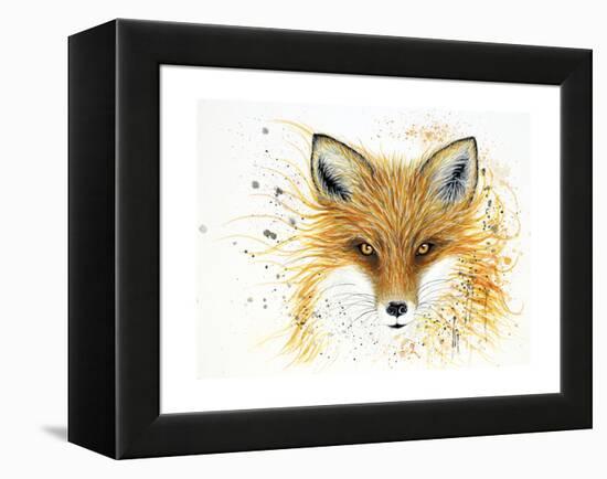 Fox Fire-Michelle Faber-Framed Premier Image Canvas