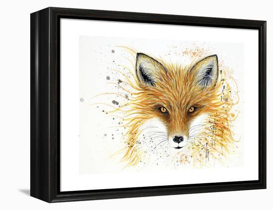 Fox Fire-Michelle Faber-Framed Premier Image Canvas