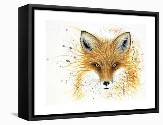 Fox Fire-Michelle Faber-Framed Premier Image Canvas