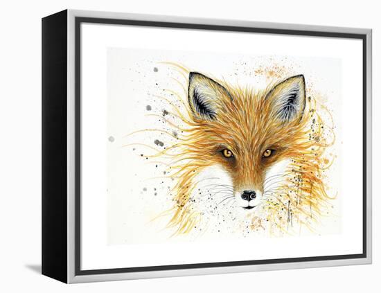 Fox Fire-Michelle Faber-Framed Premier Image Canvas