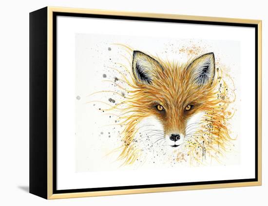 Fox Fire-Michelle Faber-Framed Premier Image Canvas